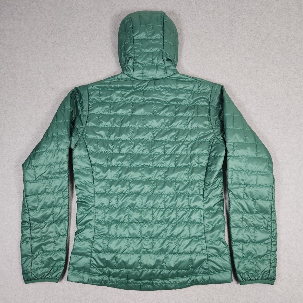Patagonia Nano Puff Hoody Mens Small Green Primaloft Insulated Packable Hiking - Picture 4 of 15